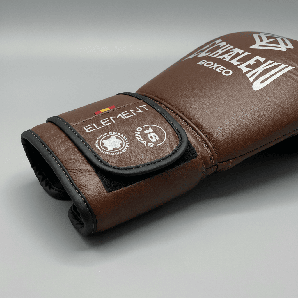 GUANTES PREMIUM ELEMENT ENTRENAMIENTO BOXEO AMATEUR: Marrón y Plateado. PREVENTA EXCLUSIVA ENTREGA EN ENERO 2026