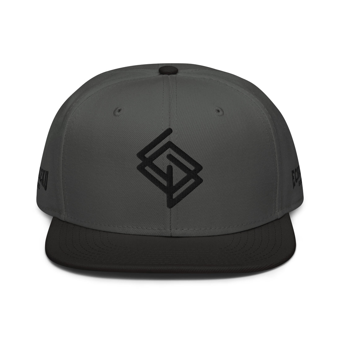 Gorra Echaleku Boxeo RING Snapback Hat Bicolor Gris y detalles en Negro - Echaleku Boxeo