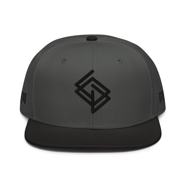 Gorra Echaleku Boxeo RING Snapback Hat Bicolor Gris y detalles en Negro - Echaleku Boxeo