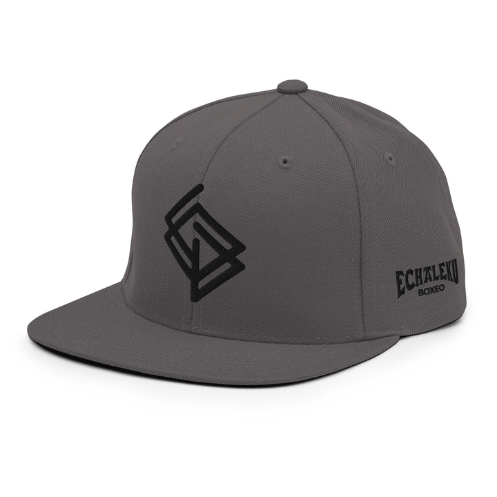 Gorra Echaleku Boxeo RING Snapback Hat Gris y Negro - Echaleku Boxeo