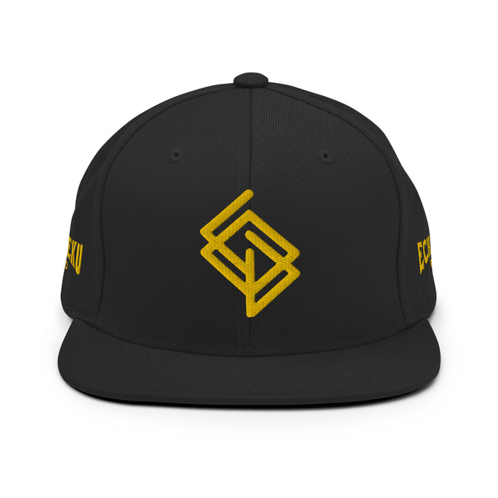 Gorra Echaleku Boxeo RING Snapback Hat Negro y Dorado - Echaleku Boxeo