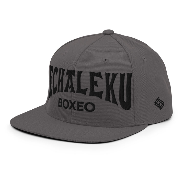 Gorra Echaleku Boxeo Snapback Hat Gris y Negro - Echaleku Boxeo