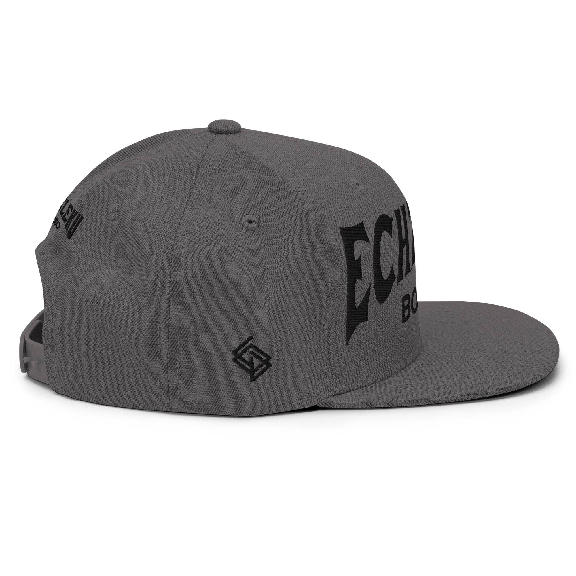 Gorra Echaleku Boxeo Snapback Hat Gris y Negro - Echaleku Boxeo