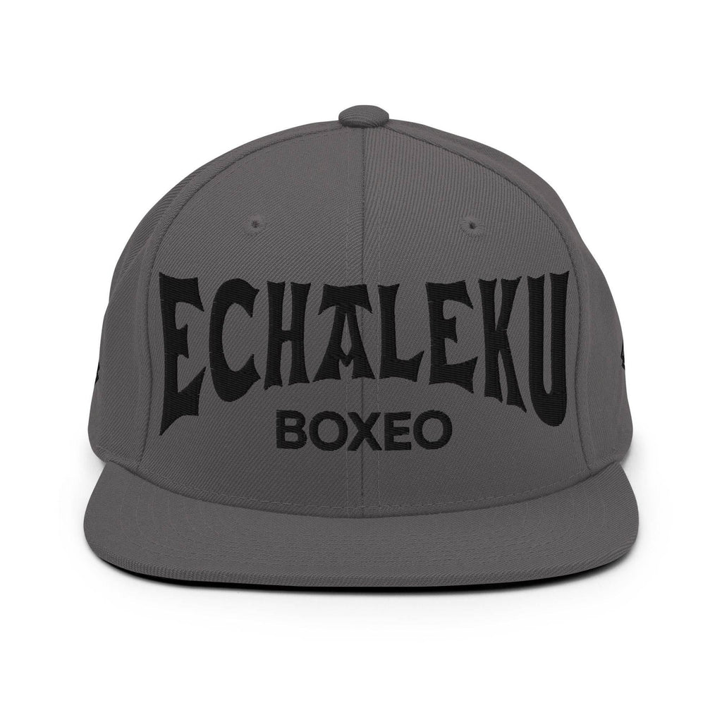Gorra Echaleku Boxeo Snapback Hat Gris y Negro - Echaleku Boxeo
