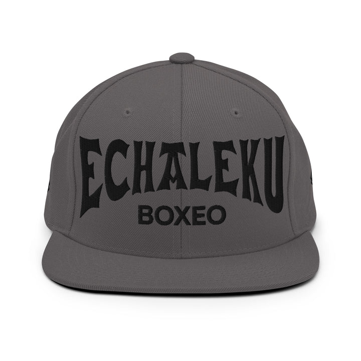 Gorra Echaleku Boxeo Snapback Hat Gris y Negro - Echaleku Boxeo