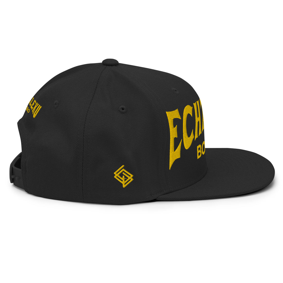 Gorra Echaleku Boxeo Snapback Hat Negro y Dorado - Echaleku Boxeo