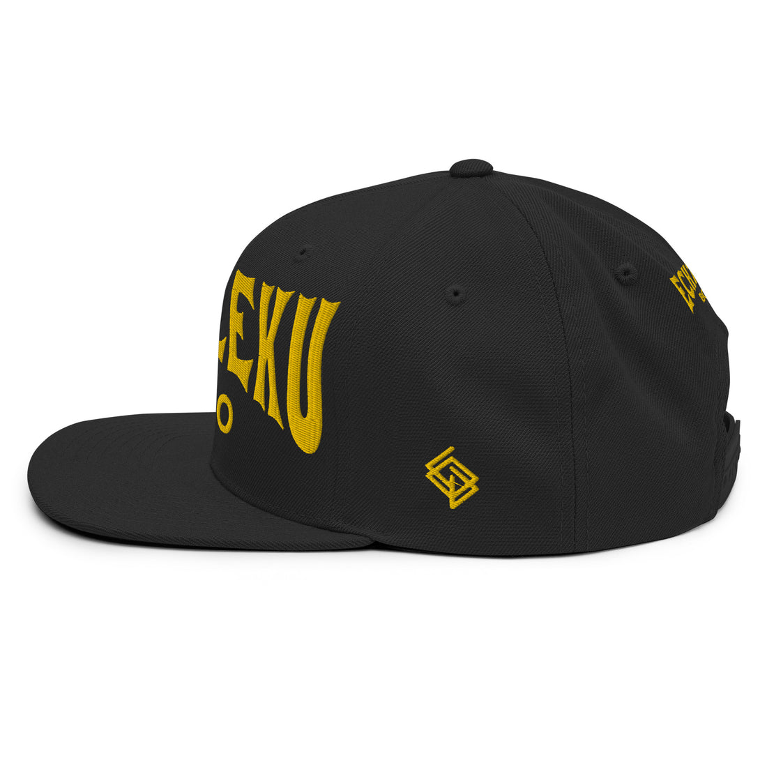 Gorra Echaleku Boxeo Snapback Hat Negro y Dorado - Echaleku Boxeo