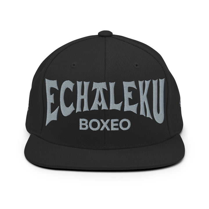 Gorra Echaleku Boxeo Snapback Hat Negro y Gris - Echaleku Boxeo