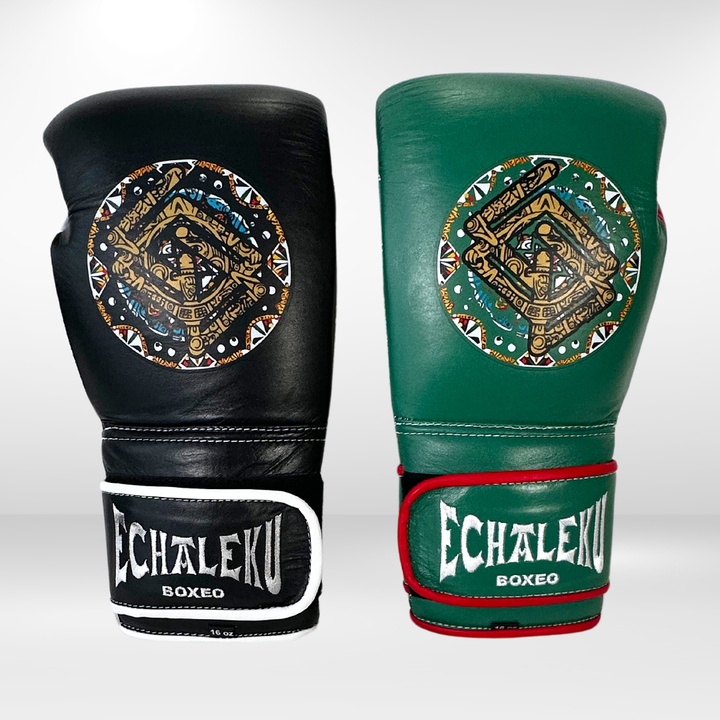 Handmix (AZTECA). Negro y Blanco + Verde y Rojo - Echaleku Boxeo