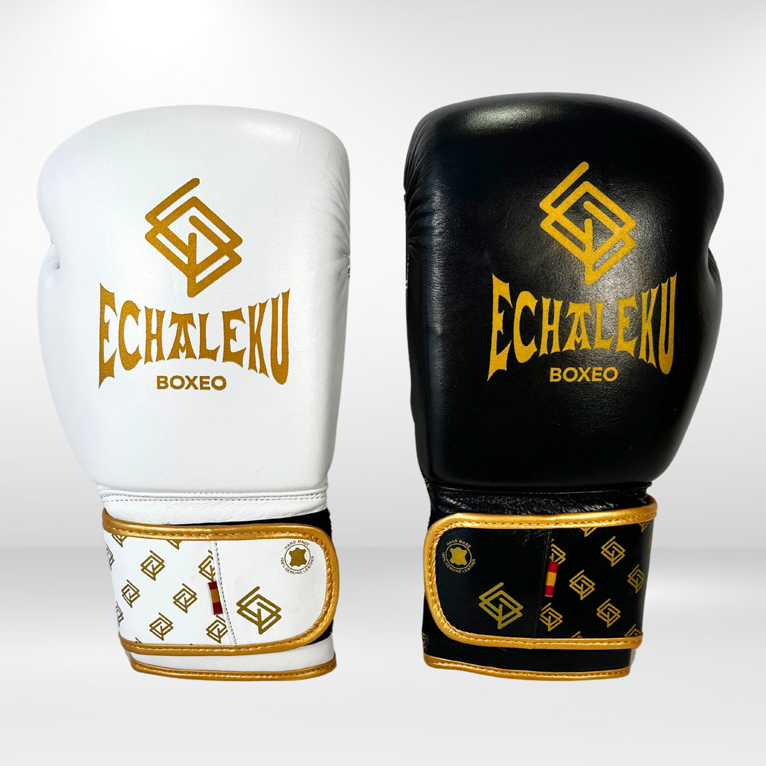 Handmix (TFC2024). Blanco/Negro + Dorado - Echaleku Boxeo