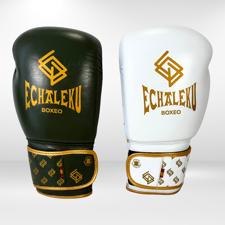 Handmix (TFC2024). Verde Militar/Blanco + Dorado - Echaleku Boxeo