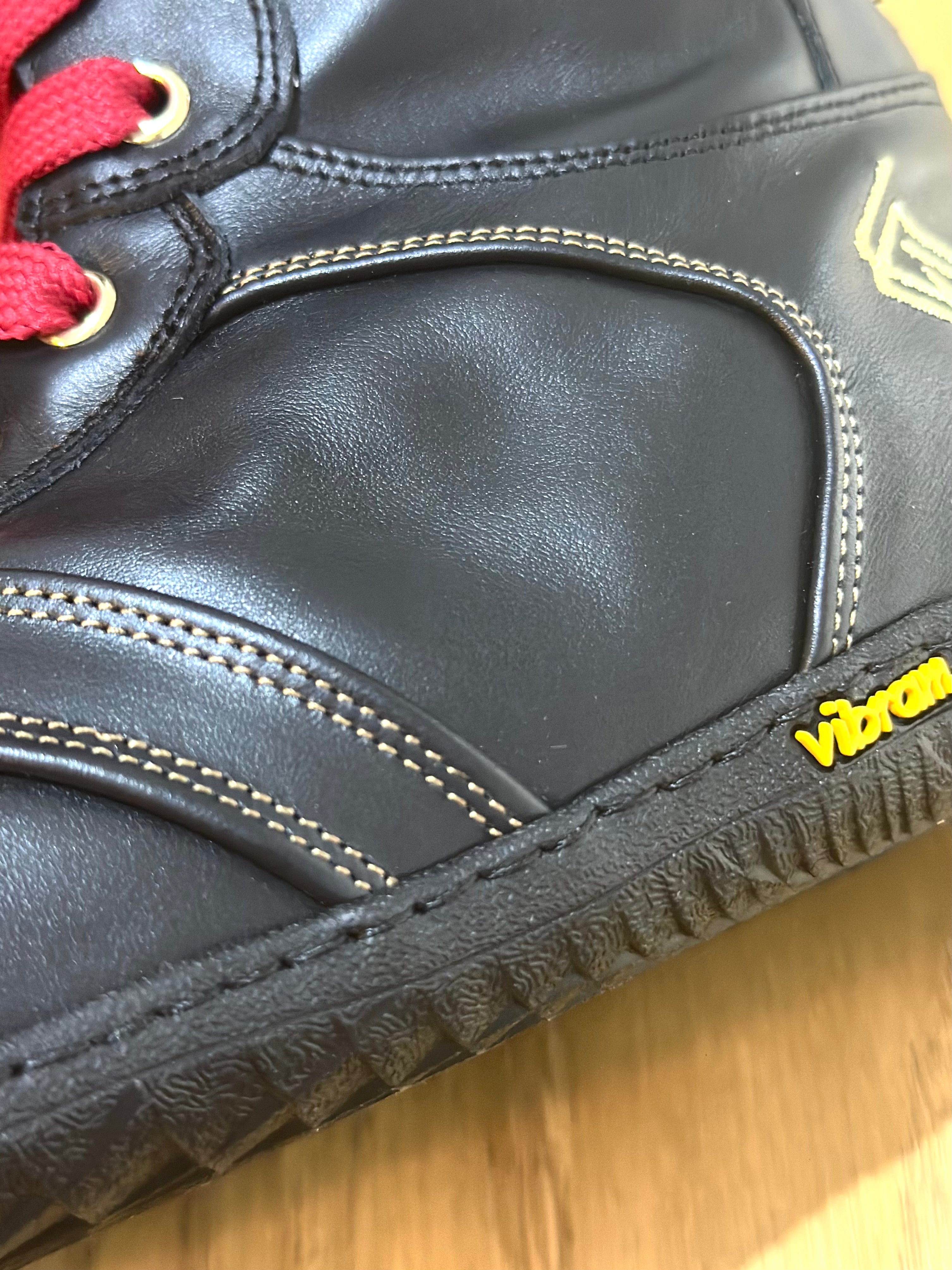 Botas Boxeo UNISEX de piel para entrenamiento y competición - MODELO MERINO – FULL BLACK