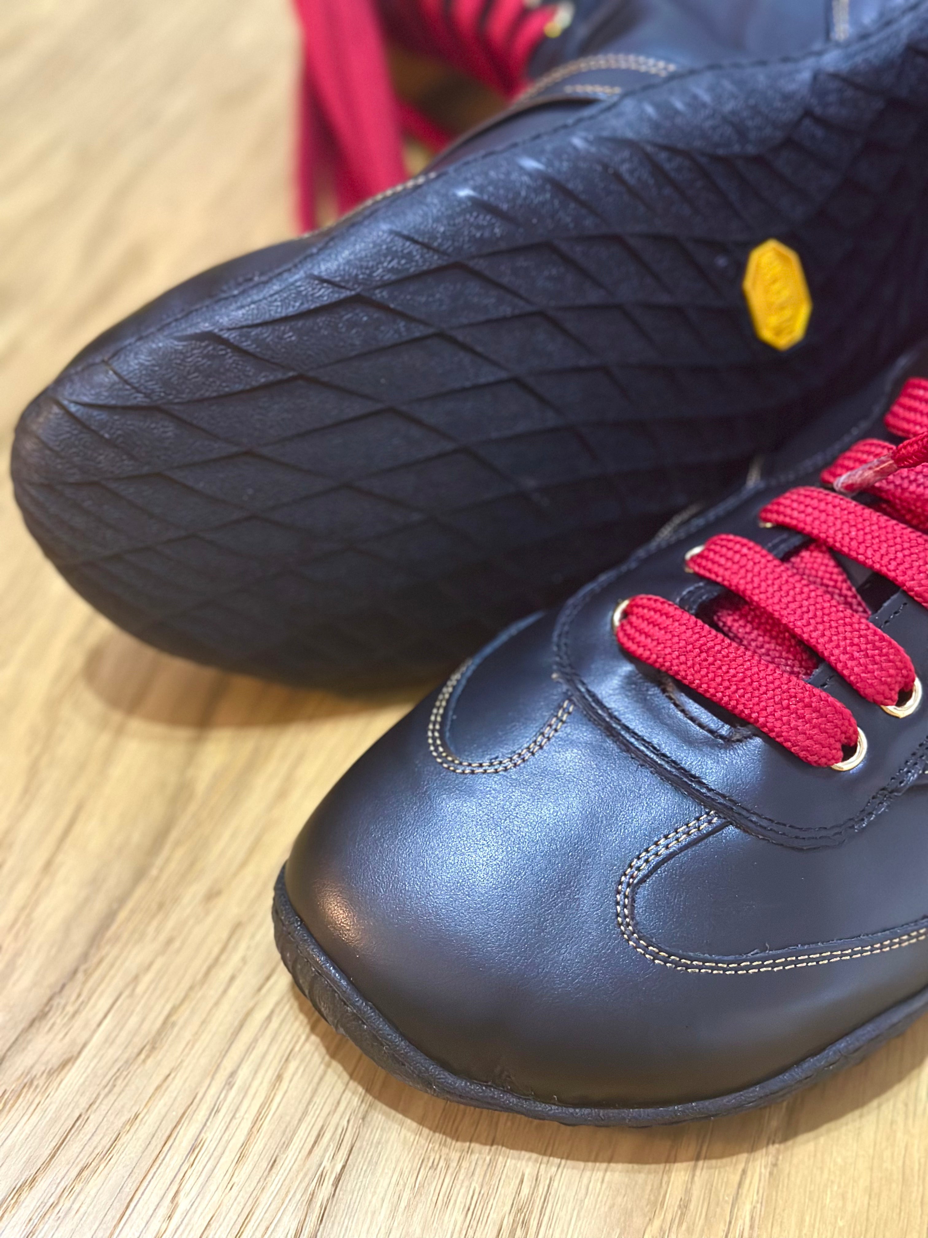 Botas Boxeo UNISEX de piel para entrenamiento y competición - MODELO MERINO – FULL BLACK