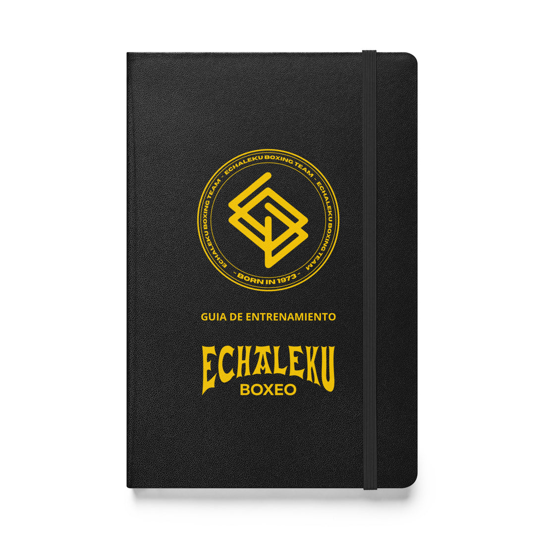 Libreta para GUIA DE ENTRENAMIENTO Echaleku Boxeo Negro y dorado - Echaleku Boxeo