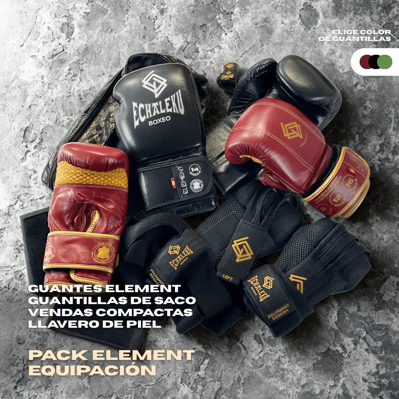 Pack Element Equipación - Echaleku Boxeo