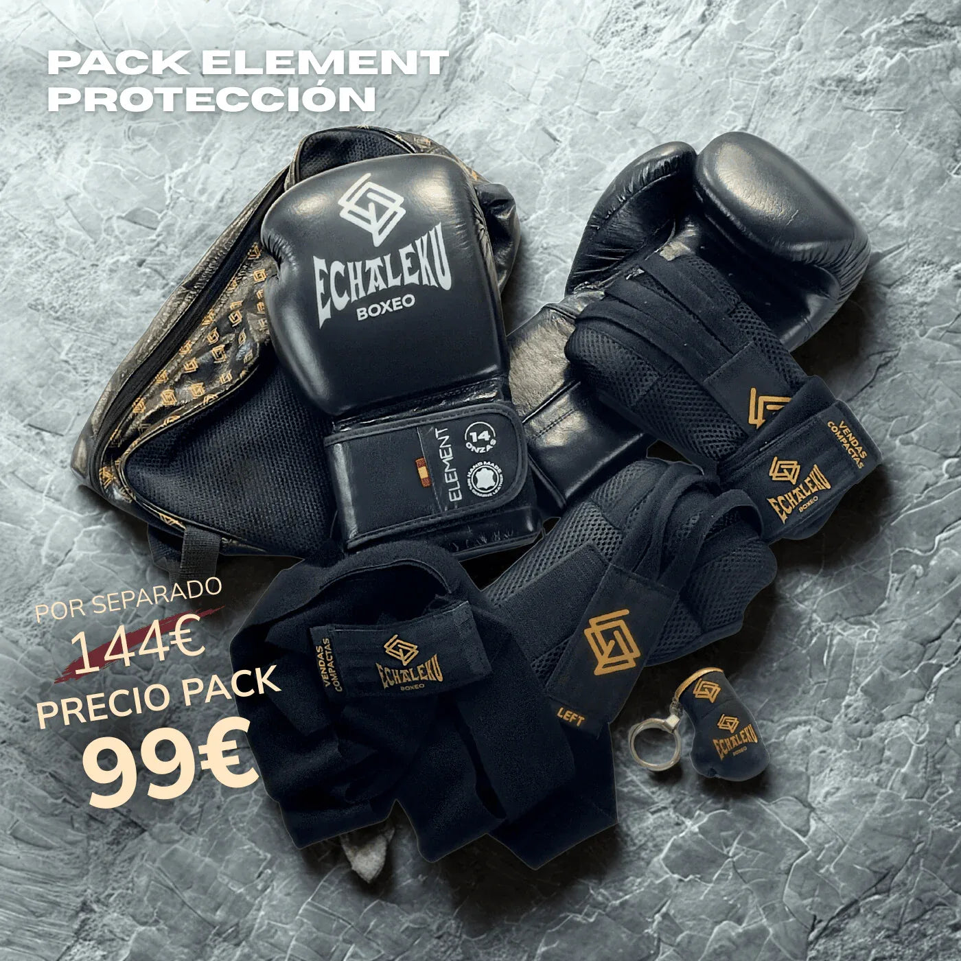 Pack Element Protección - Echaleku Boxeo