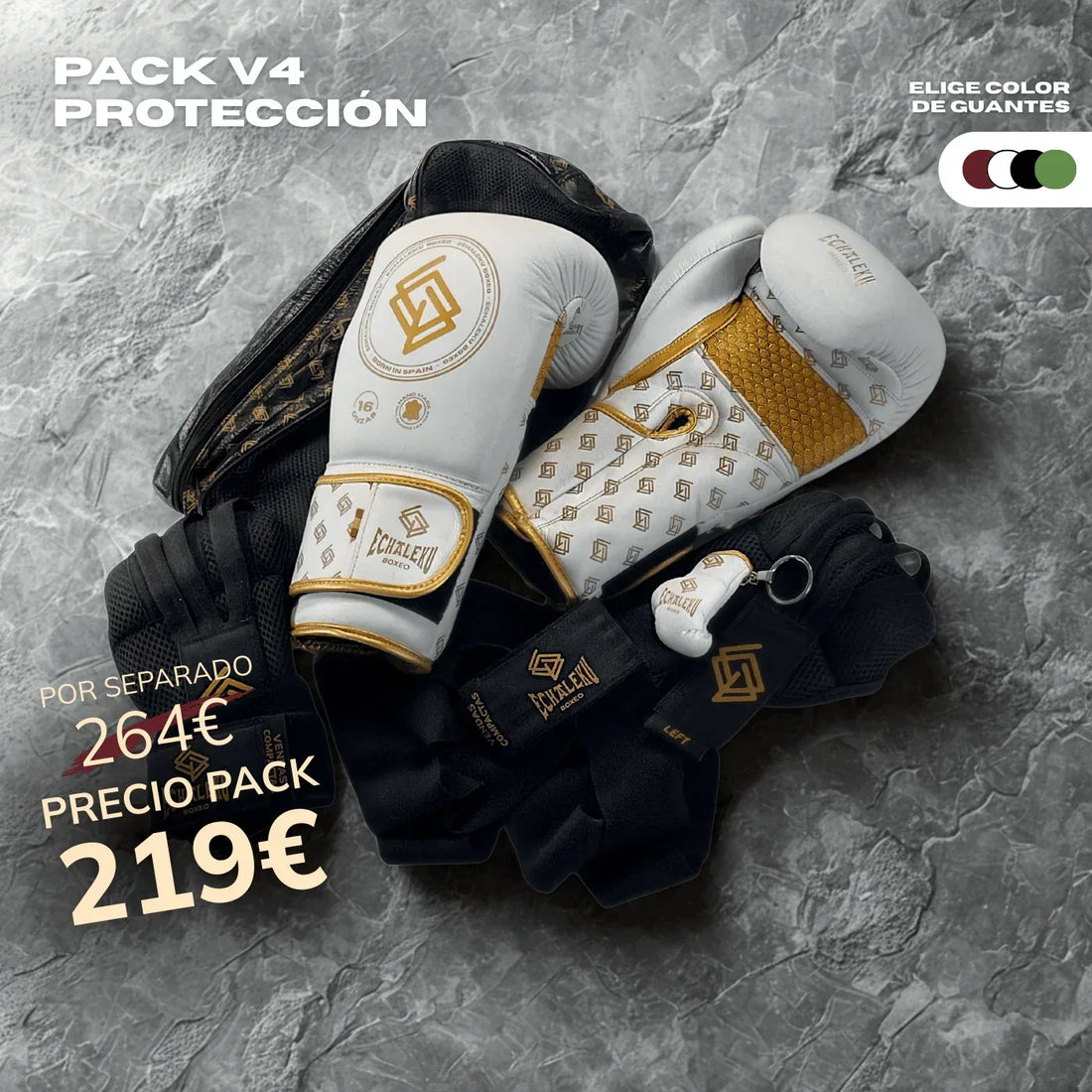 Pack V4 Protección - Echaleku Boxeo