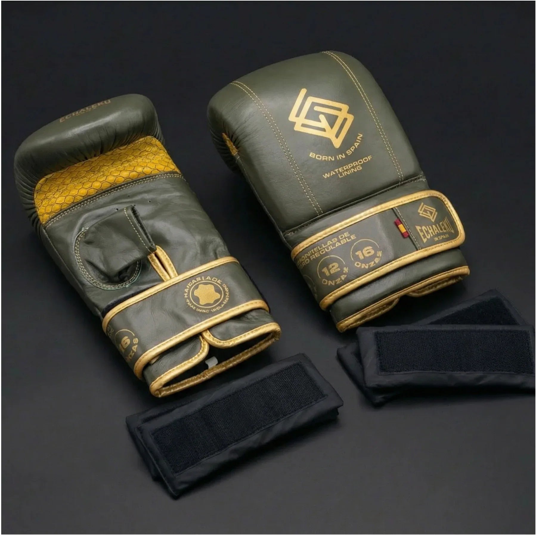 GUANTILLAS BOXEO DE PESO REGULABLE  CON FORRO 100% WATERPROOF PARA ENTRENAR EN SACO