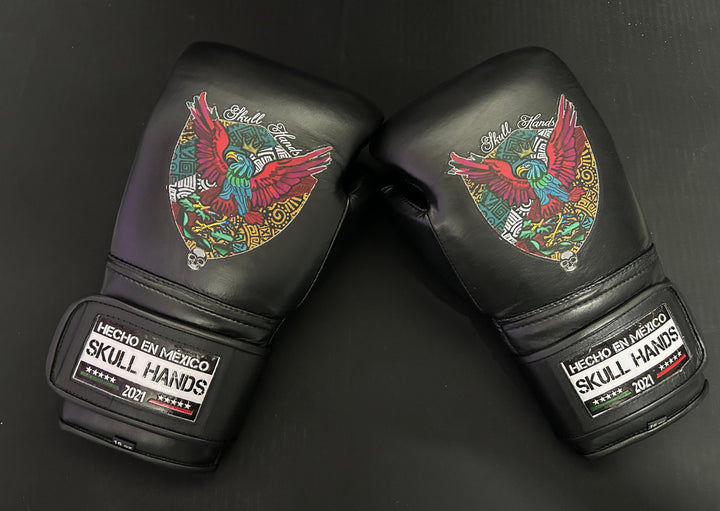 Skull Hands Águila Escudo - Echaleku Boxeo