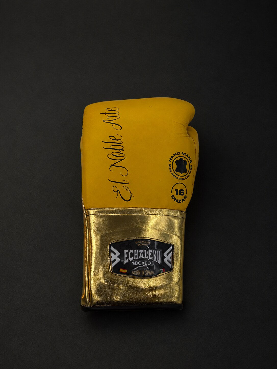 Guante de boxeo de cuerdas Guanajuato Fachada Ocre, vista individual