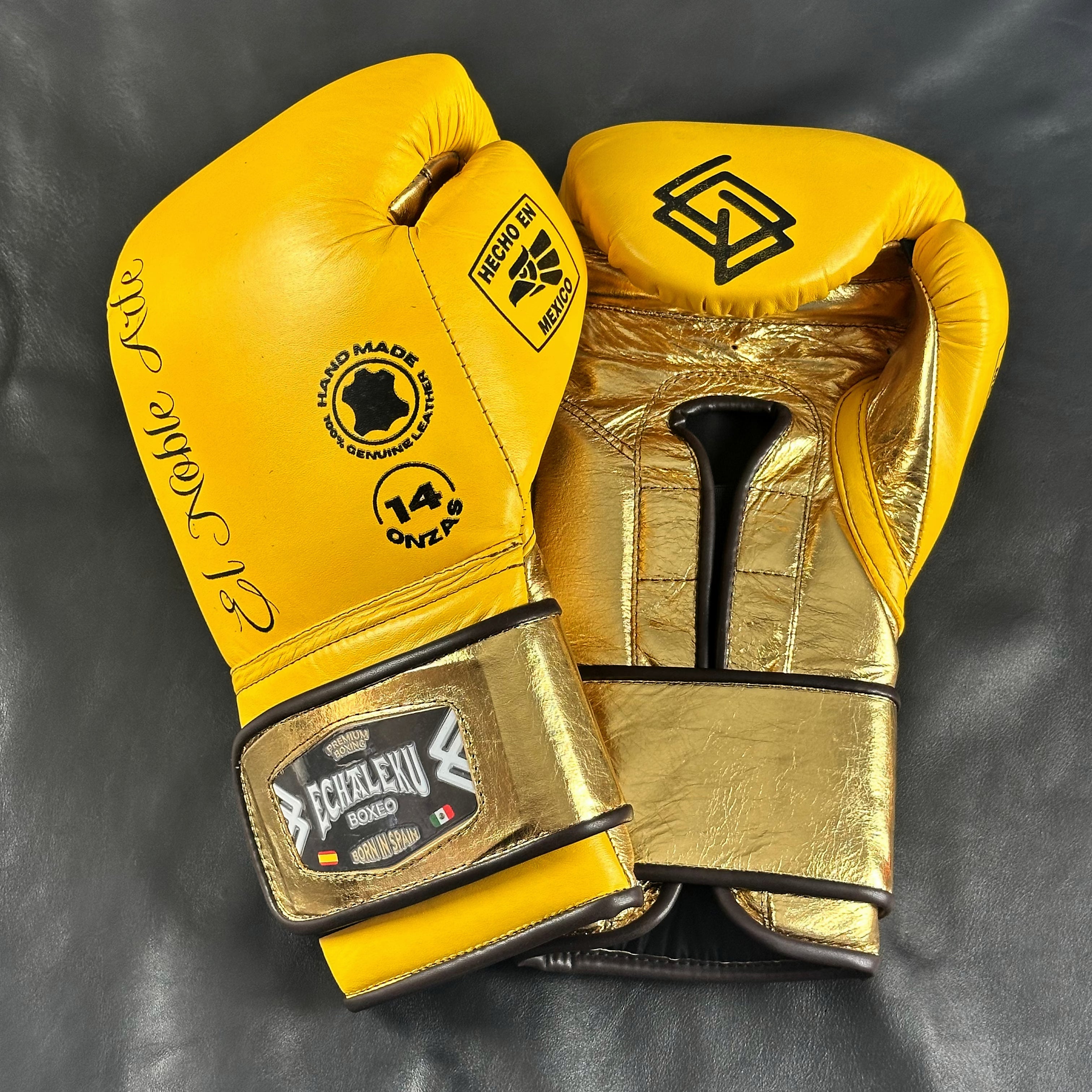 Guantes de boxeo Guanajuato Fachada Ocre de Echaleku Boxeo, segunda vista