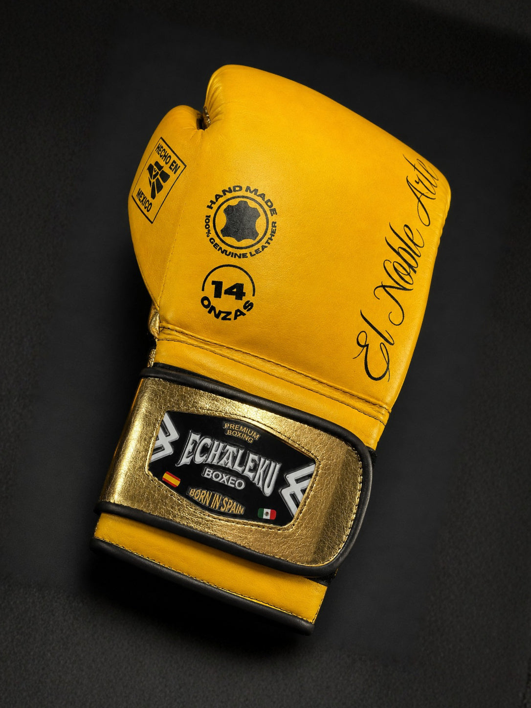 Guantes de boxeo Guanajuato Fachada Ocre, vista individual