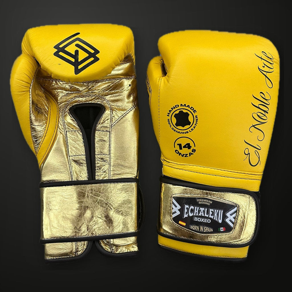 Guantes de boxeo Guanajuato Fachada Ocre Echaleku Boxeo, vista 1