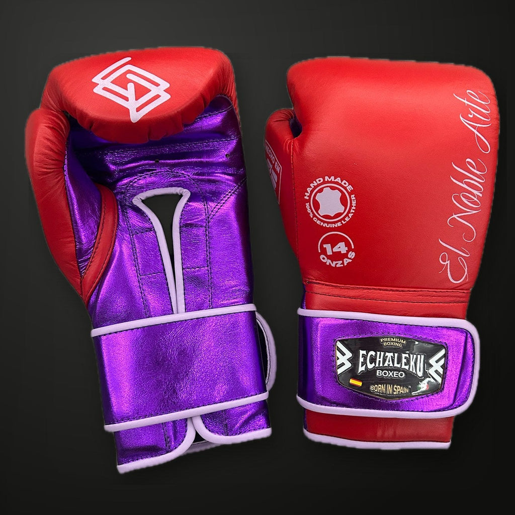 Guantes de boxeo Guanajuato Sangre Púrpura Echaleku Boxeo, vista 1