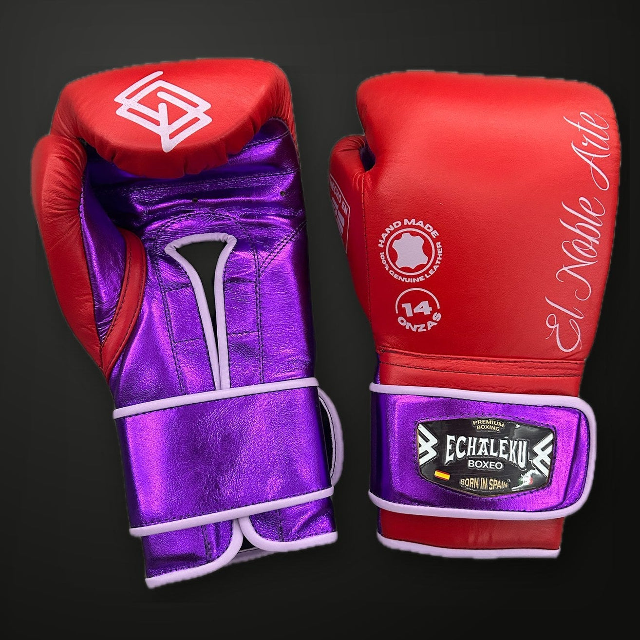 Guantes de boxeo Guanajuato Sangre Púrpura Echaleku Boxeo, vista 1