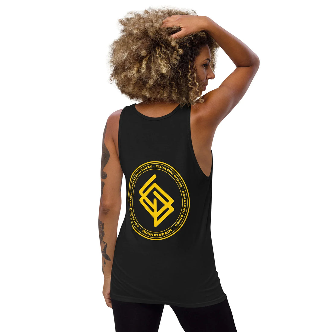 Camiseta entrenamiento Unisex Tirantes Echaleku Boxing Team Gold - Echaleku Boxeo