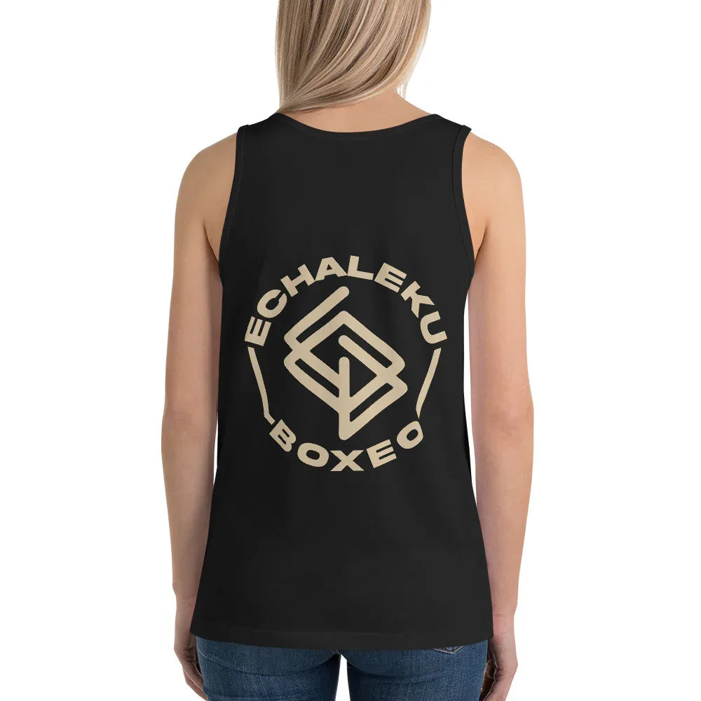 Camiseta entrenamiento Unisex Tirantes Logo Ring - Echaleku Boxeo