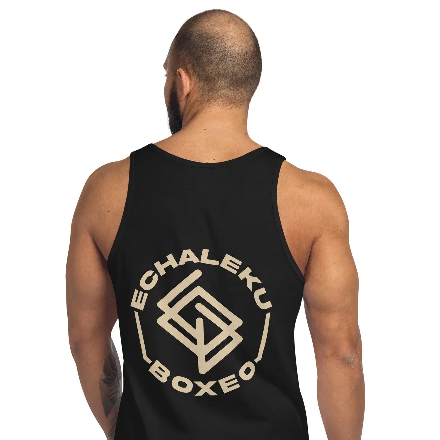 Camiseta entrenamiento Unisex Tirantes Logo Ring - Echaleku Boxeo