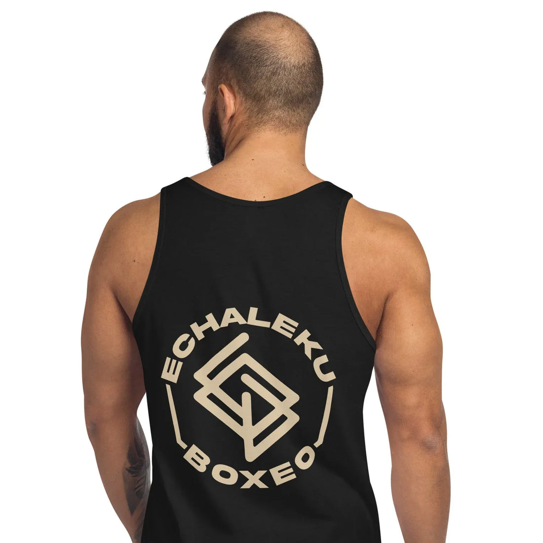 Camiseta entrenamiento Unisex Tirantes Logo Ring - Echaleku Boxeo