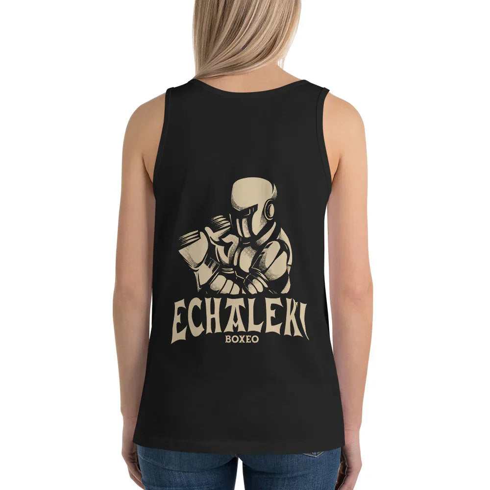 Camiseta entrenamiento Unisex Tirantes Robot Boxeador - Echaleku Boxeo