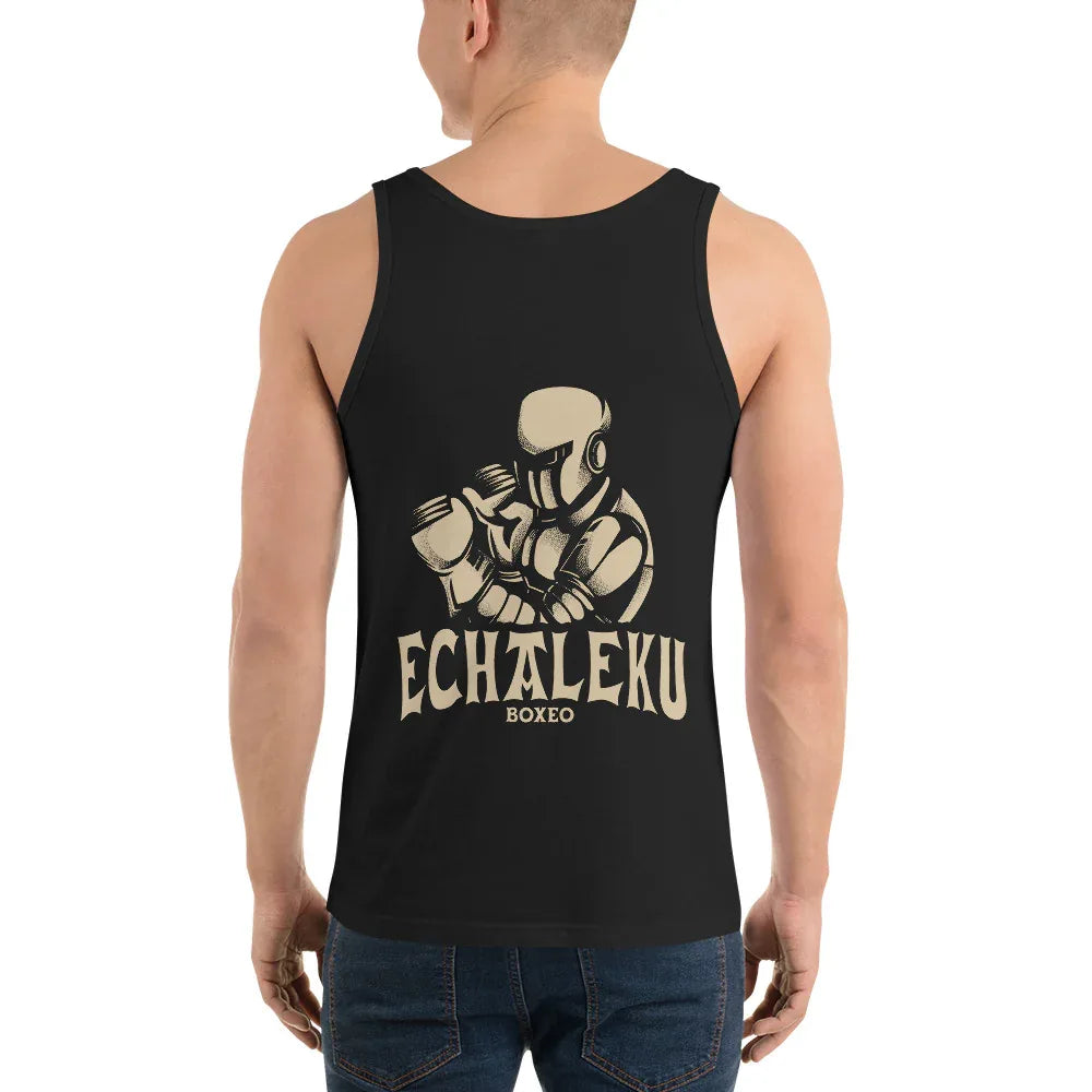 Camiseta entrenamiento Unisex Tirantes Robot Boxeador - Echaleku Boxeo