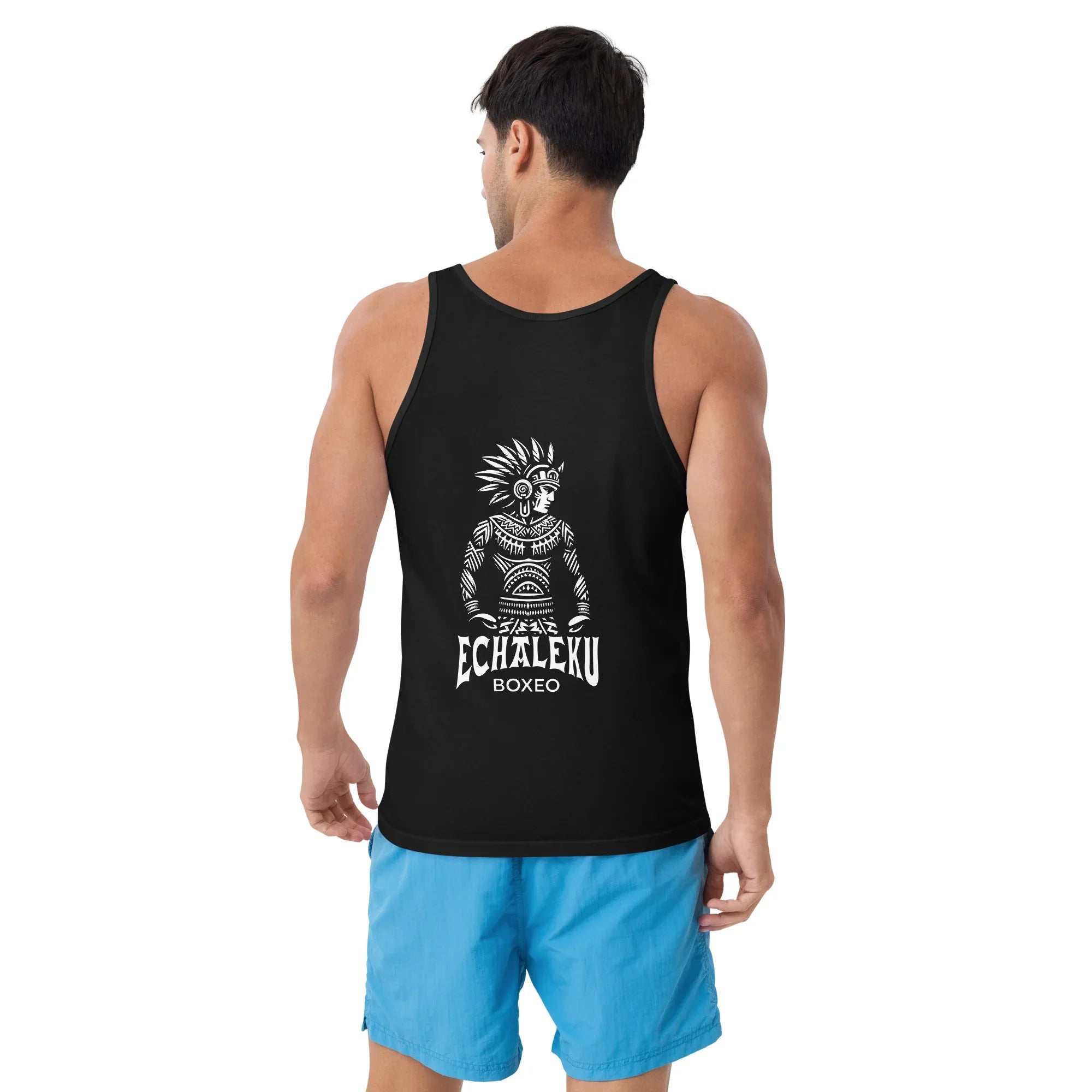 Camiseta entrenamiento Tirantes Unisex Indio Mexicano Boxeador - Echaleku Boxeo