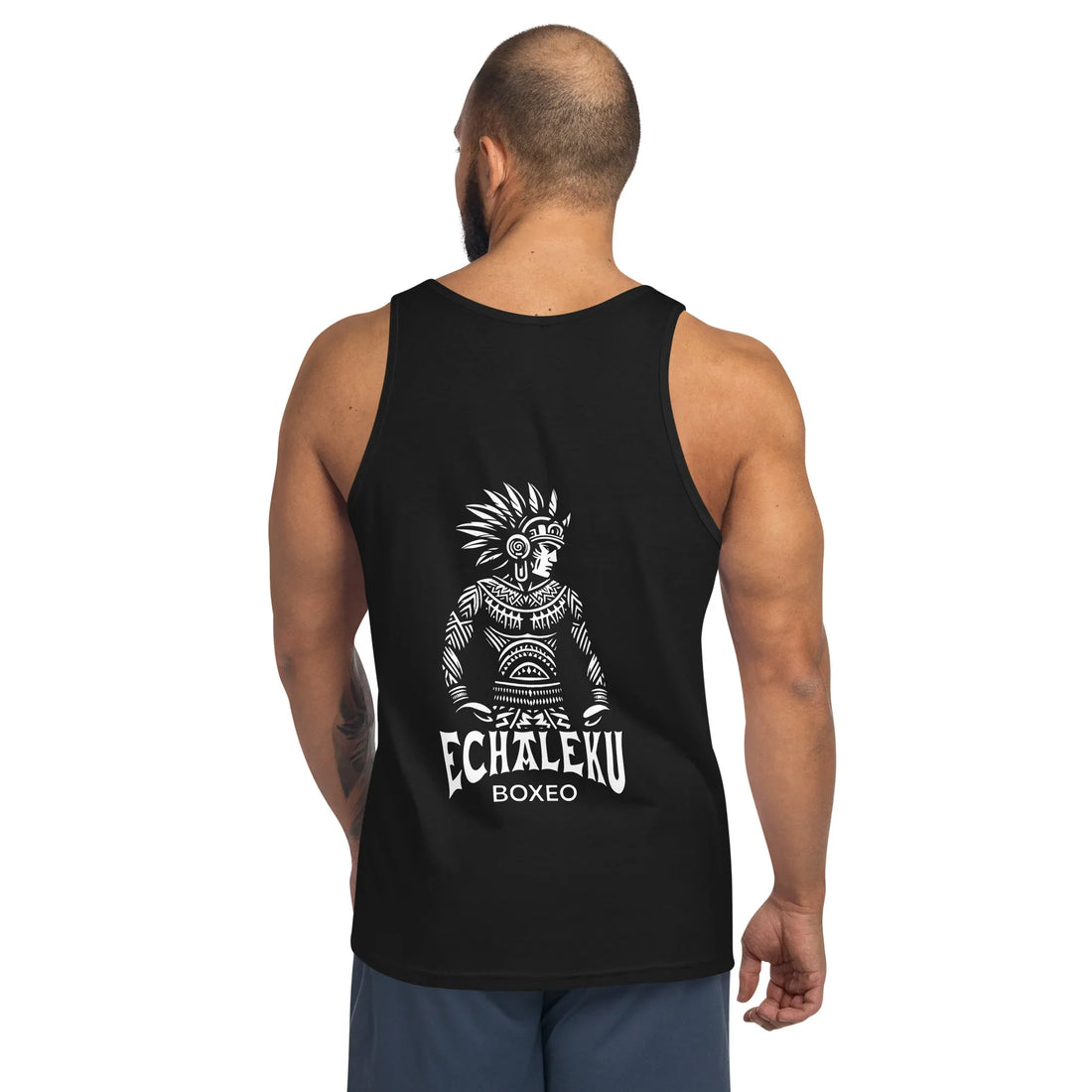 Camiseta entrenamiento Tirantes Unisex Indio Mexicano Boxeador - Echaleku Boxeo