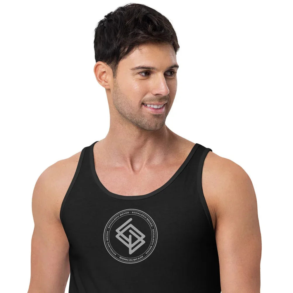 Camiseta entrenamiento Unisex Tirantes Echaleku Boxing Team Silver - Echaleku Boxeo
