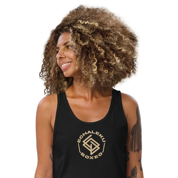 Camiseta entrenamiento Unisex Tirantes Logo Ring - Echaleku Boxeo