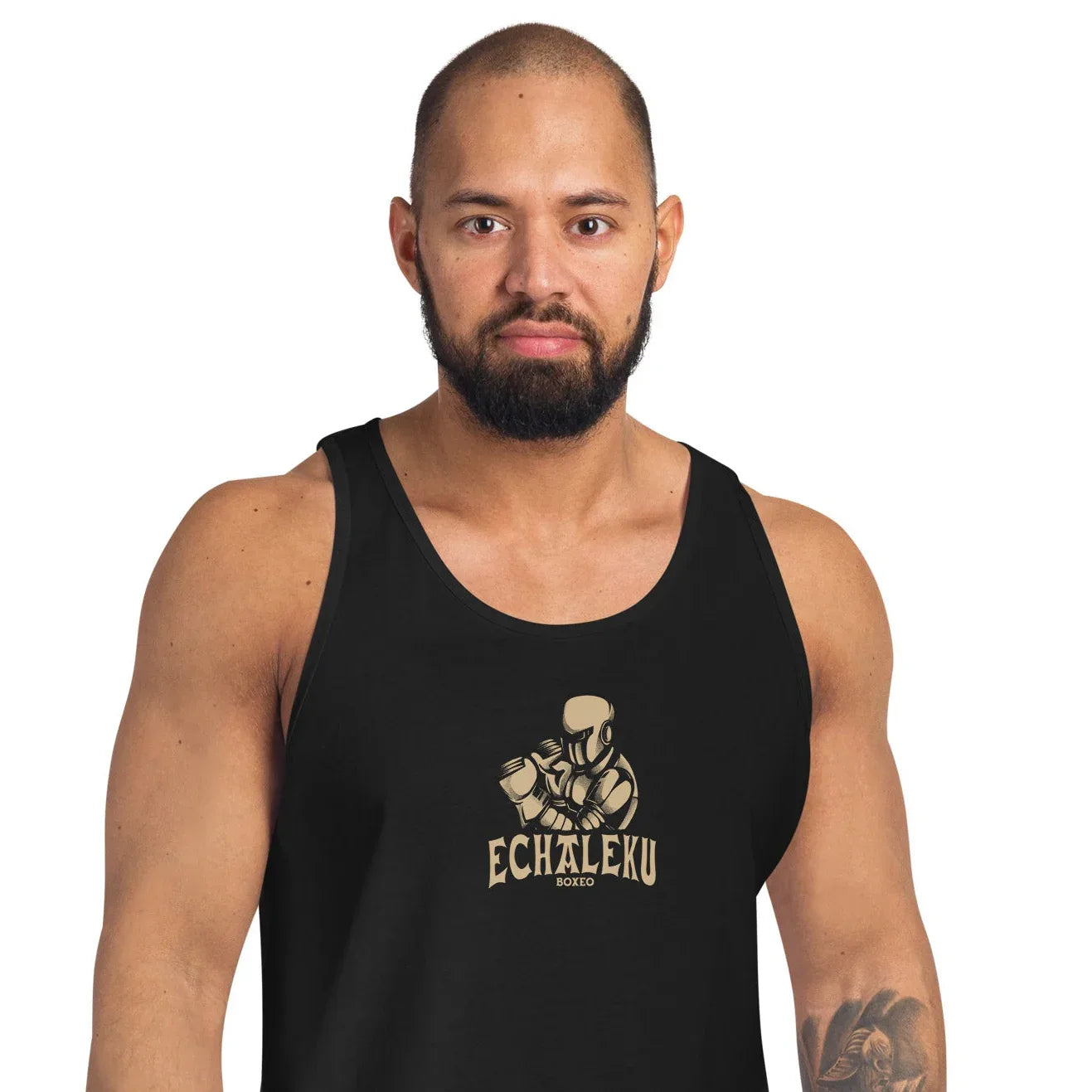 Camiseta entrenamiento Unisex Tirantes Robot Boxeador - Echaleku Boxeo