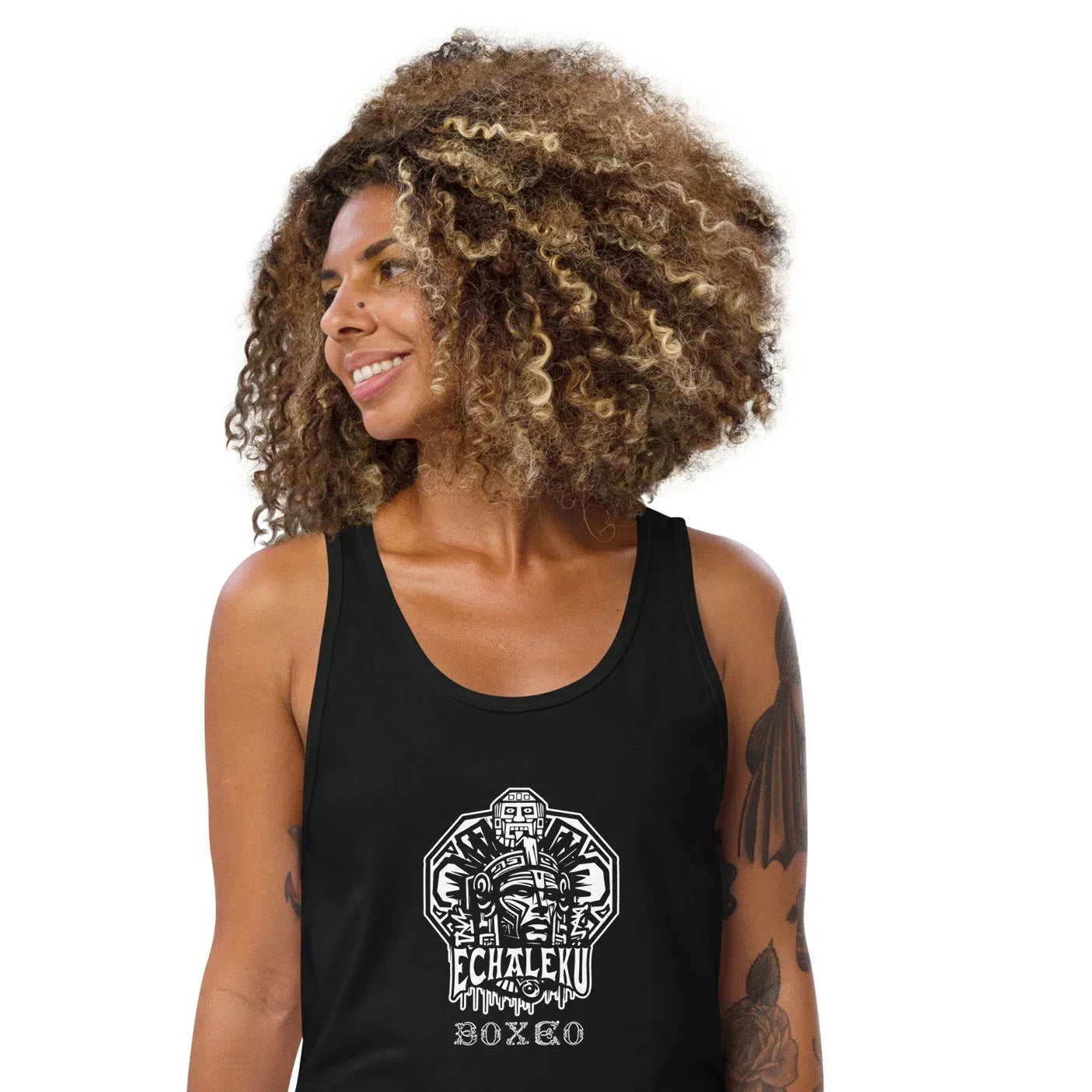 Camiseta entrenamiento Tirantes Unisex Indio Mexicano - Echaleku Boxeo