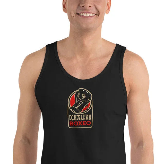 Camiseta entrenamiento Unisex Tirantes Guante Rojo - Echaleku Boxeo