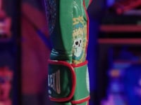 GUANTES PREMIUM ENTRENAMIENTO BOXEO PROFESIONAL: COLECCIÓN AZTECA fabricada en México. Orgullo Mexicano. Color Verde y Rojo.