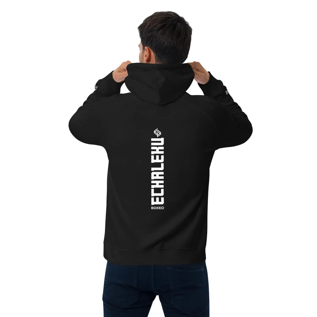 Sudadera Bordada Capucha Unisex Vertical - Echaleku Boxeo