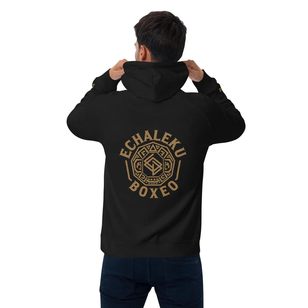 Sudadera Bordada Capucha Unisex Ring México - Echaleku Boxeo
