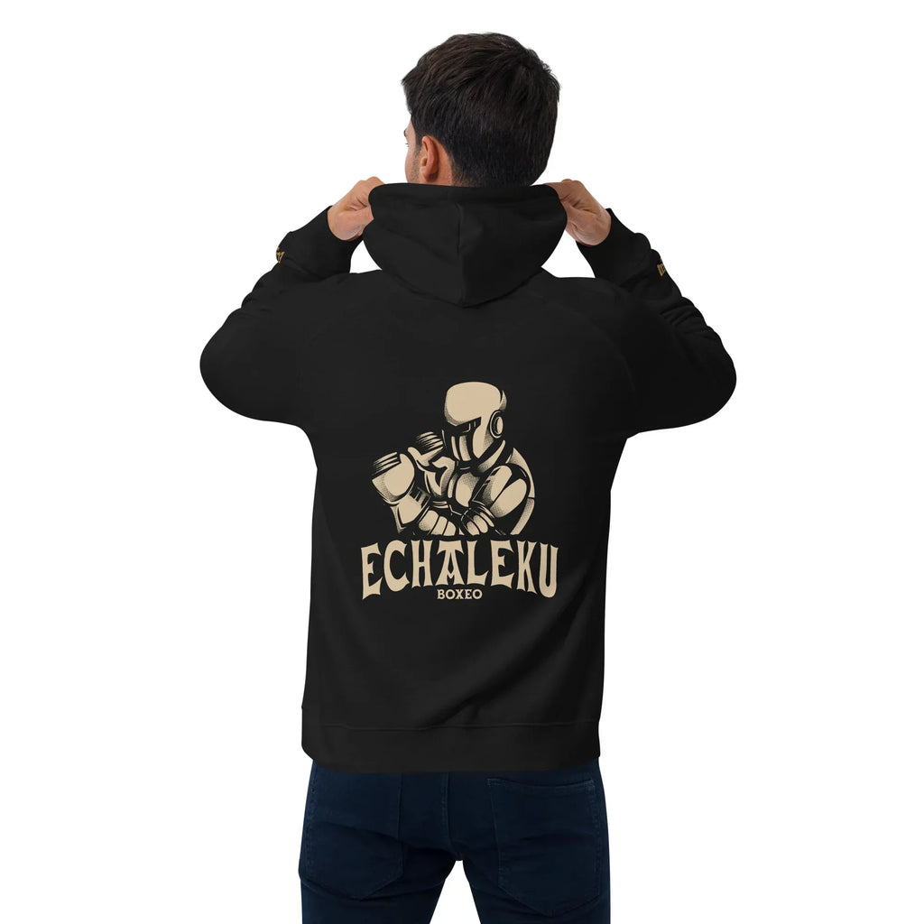 Sudadera Bordada Capucha Unisex Robot Boxeador - Echaleku Boxeo