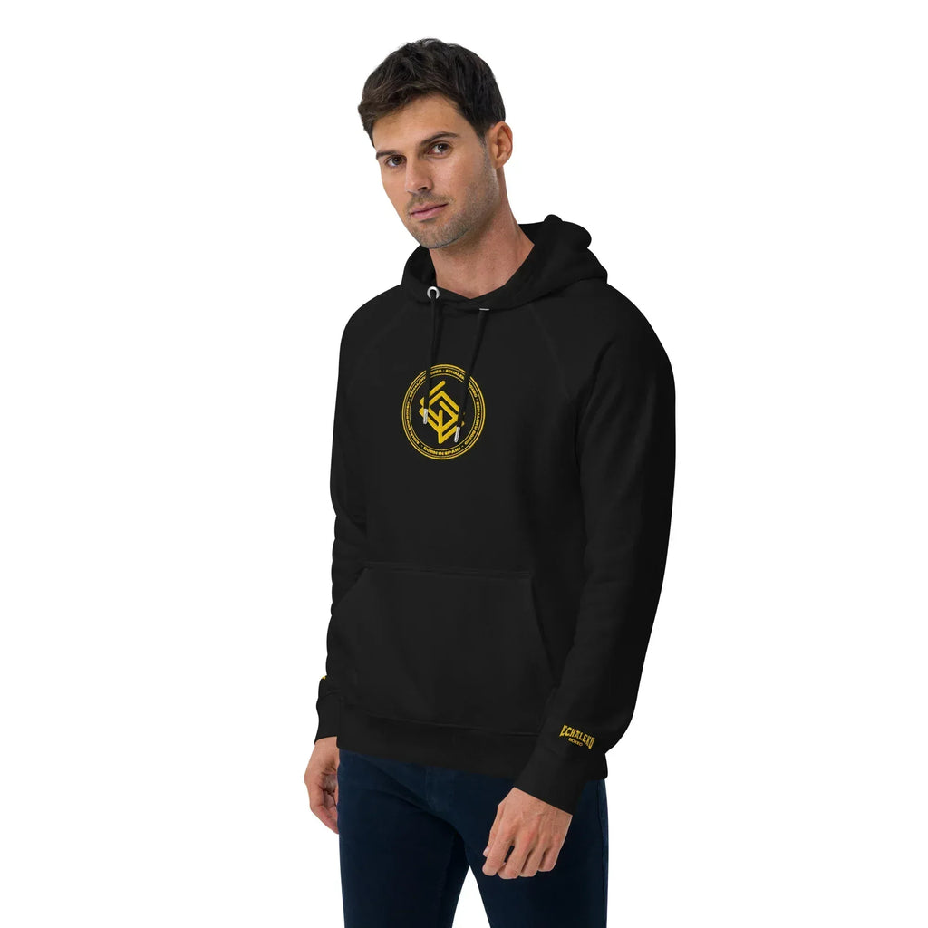 Sudadera Bordada Capucha Unisex Echaleku Boxing Team Gold - Echaleku Boxeo