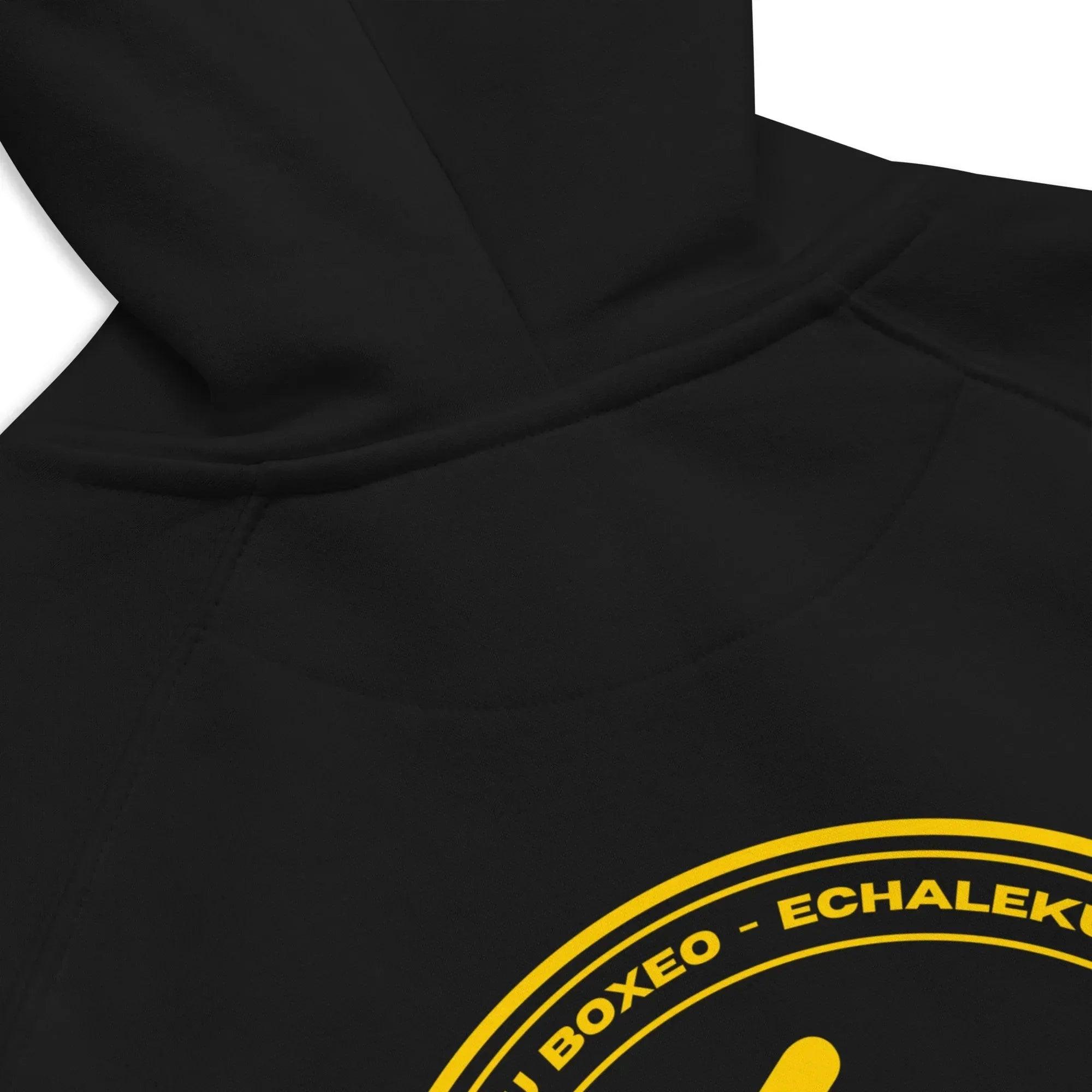 Sudadera Bordada Capucha Unisex Echaleku Boxing Team Gold - Echaleku Boxeo