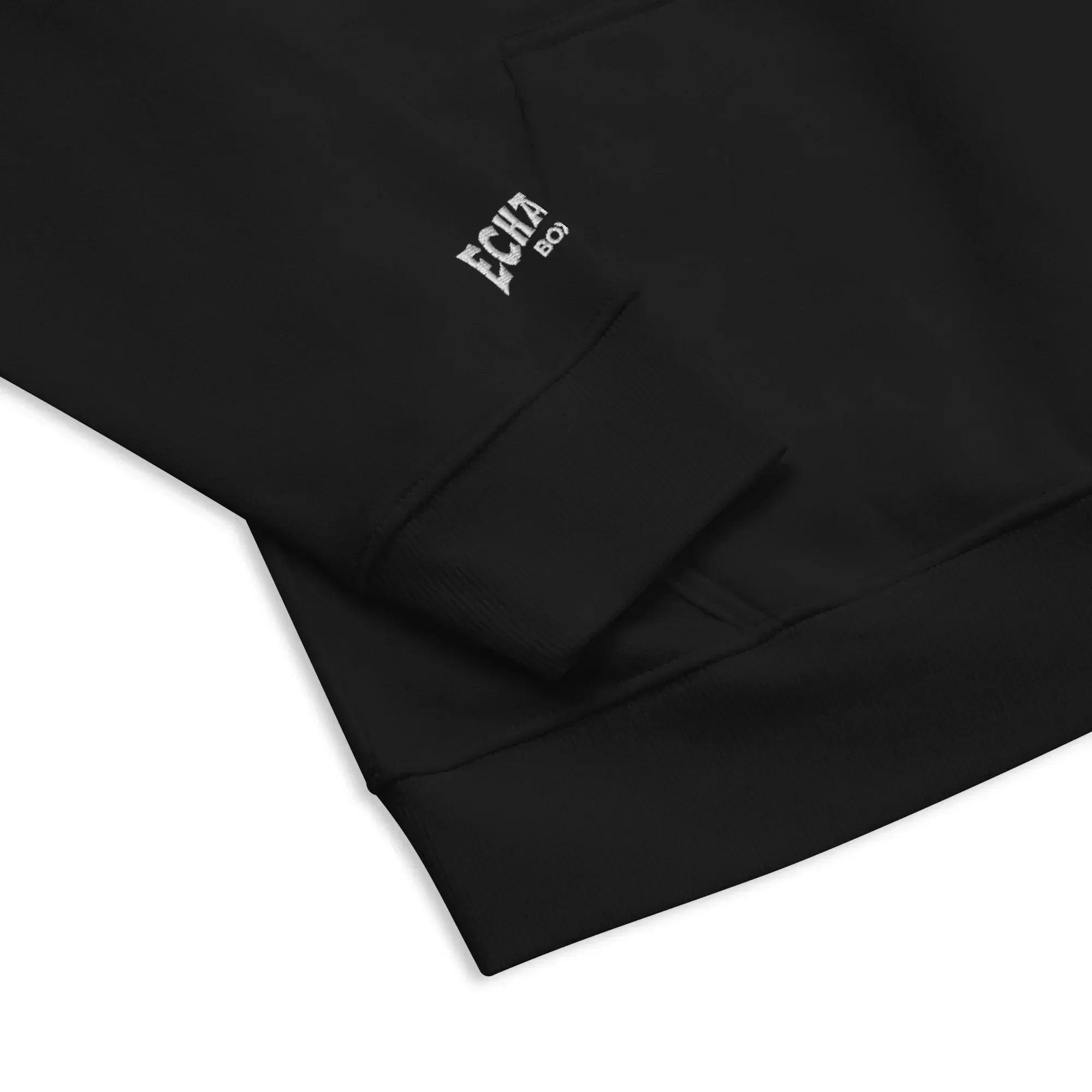 Sudadera Bordada Capucha Unisex Vertical - Echaleku Boxeo