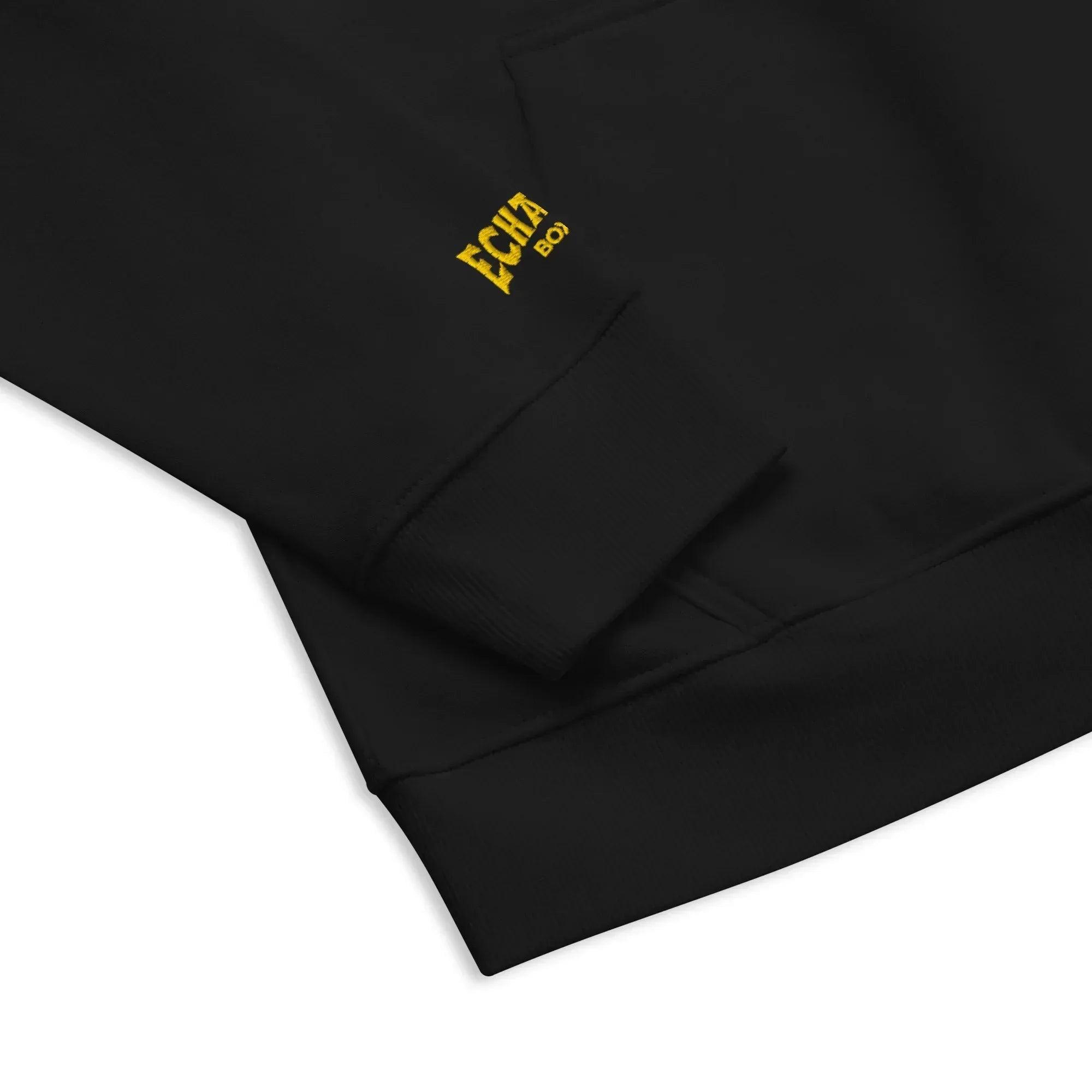 Sudadera Bordada Capucha Unisex Echaleku Boxing Team Gold - Echaleku Boxeo